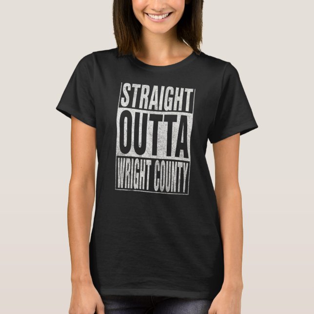 Camiseta DIRECTO OUTTA WRIGHT COUNIGHT Guay Home Quote (Anverso)