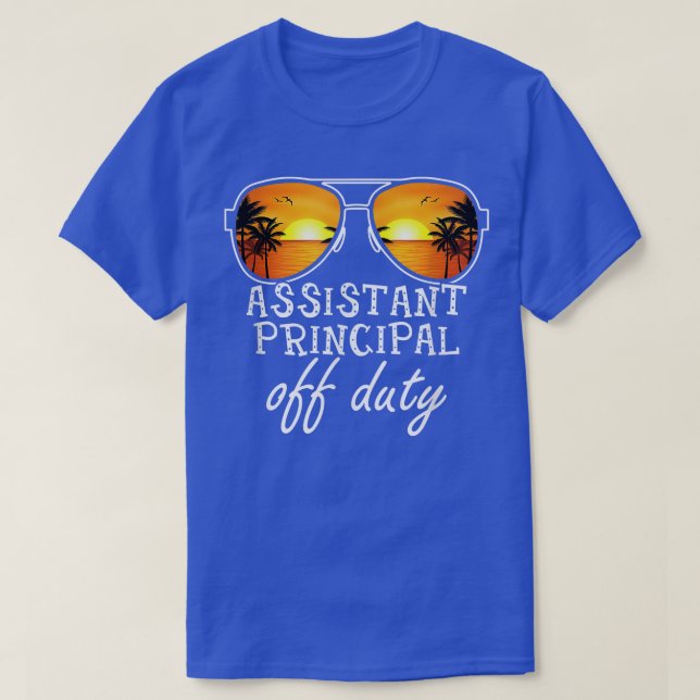 Camiseta Director Adjunto De Servicio Gafas De Sol El Día P (Diseño del anverso)