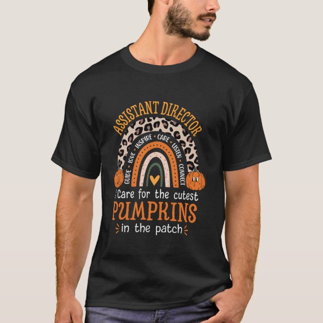 Camiseta Director Adjunto Funny Halloween Assistant Princ (Anverso)