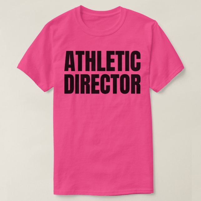Camiseta Director atlético (Diseño del anverso)