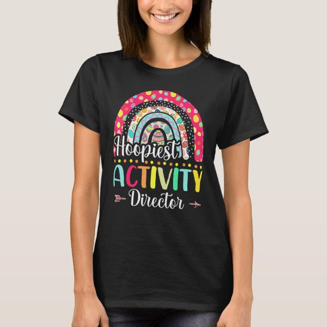 Camiseta Director de actividad Hoopiest Polka Dot Rainbow H (Anverso)