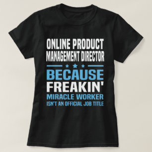 Camiseta Director de administración de productos en línea