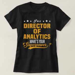 Camiseta Director de Analítica