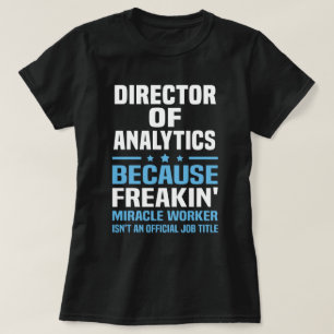 Camiseta Director de Analítica