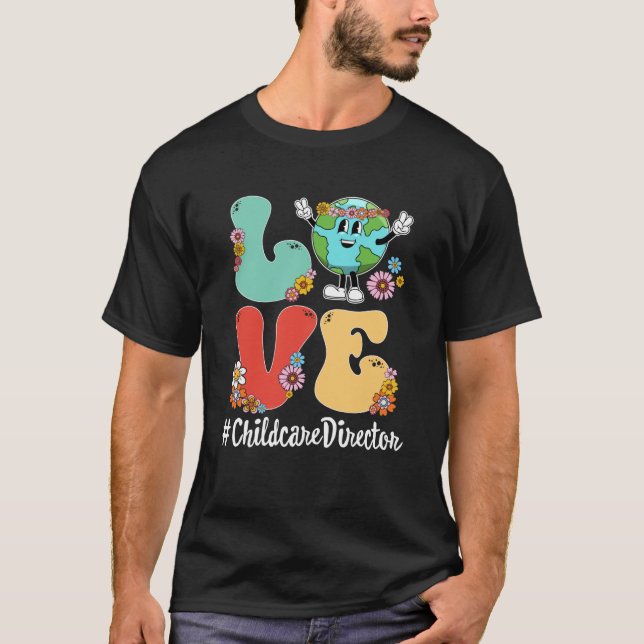 Camiseta Director de Atención Infantil del Día Mundial de l (Anverso)