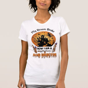 Camiseta Director de Banda con Escoba Rota Casa Embrujada d