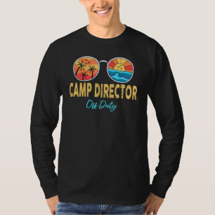Camiseta Director De Campamento De Gafas De Sol De Duty El