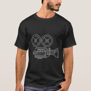 Camiseta Director de cine de cámara antigua