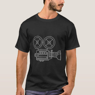 Camiseta Director de cine de cámara antigua