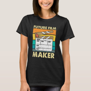 Camiseta Director de cine futuro Clapperboard Film Director