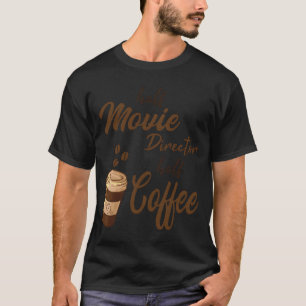 Camiseta Director de cine medio café vintage