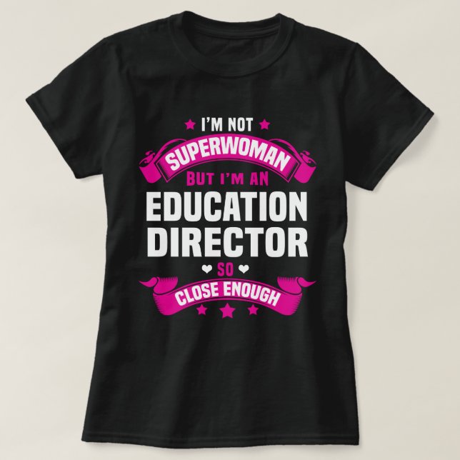 Camiseta Director de Educación (Diseño del anverso)