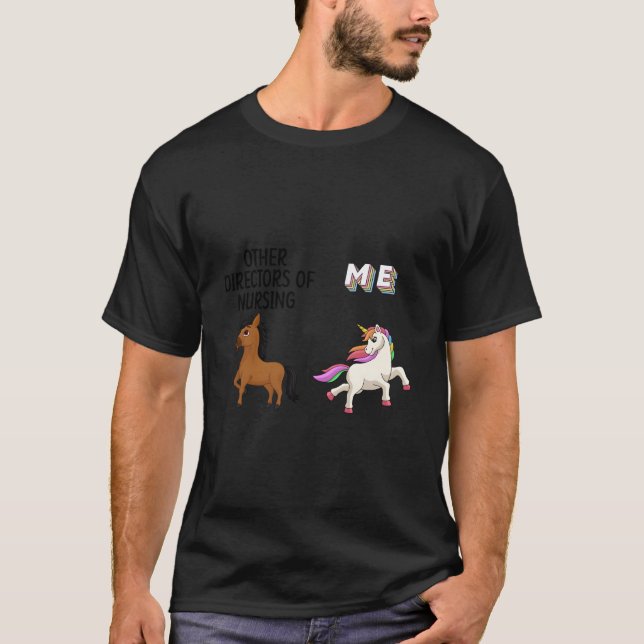 Camiseta Director de Enfermería Directora Unicornio Enferme (Anverso)