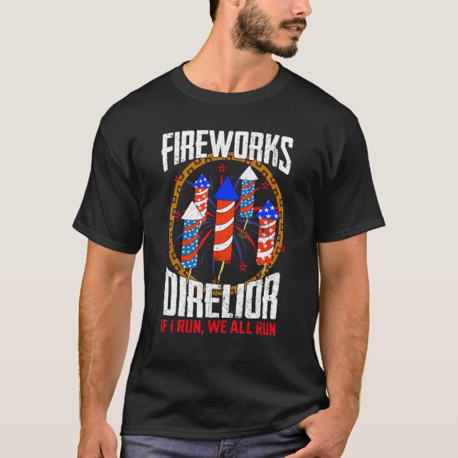 Camiseta Director De Firework Técnico Yo Te Ejecuto El 4° D (Anverso)