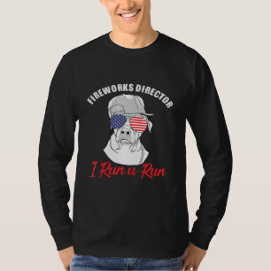 Camiseta Director de Fireworks I Ejecutar U Ejecutar Julio