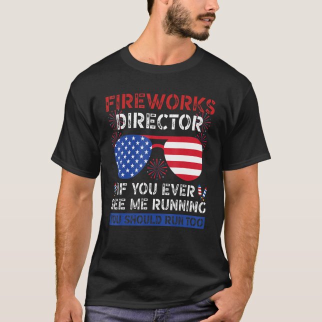 Camiseta Director De Fireworks Si Alguna Vez Me Ves Ejecutá (Anverso)