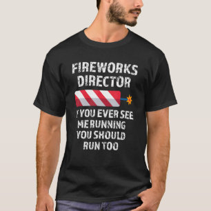 Camiseta Director de Fireworks Si Has Visto El Día De La Li