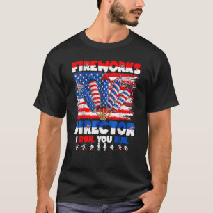 Camiseta Director de Fireworks Si Te Ejecuto Bandera De Est