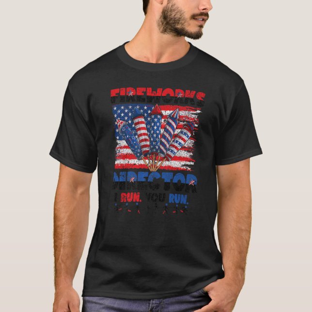 Camiseta Director De Fireworks Te Ejecuto 4 De Julio Vint (Anverso)