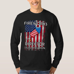 Camiseta Director de Fireworks Te Ejecuto Bandera Americana