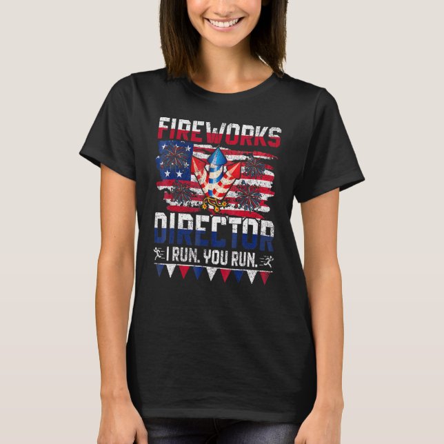 Camiseta Director De Fireworks Te Ejecuto El 4 De Julio (Anverso)