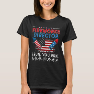 Camiseta Director De Fireworks Te Ejecuto El 4 De Julio Ind