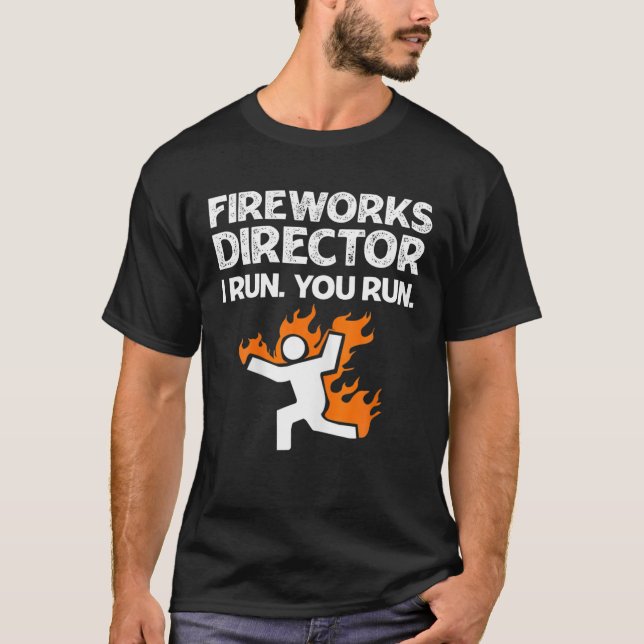 Camiseta Director de Fireworks Te Ejecuto Meme Gracioso (Anverso)