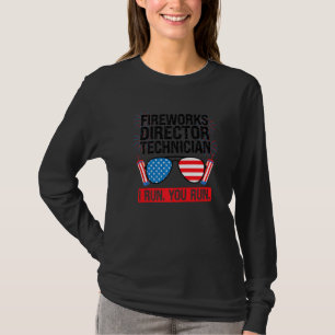 Camiseta Director de Fireworks Técnico I Ejecutar Fireworks