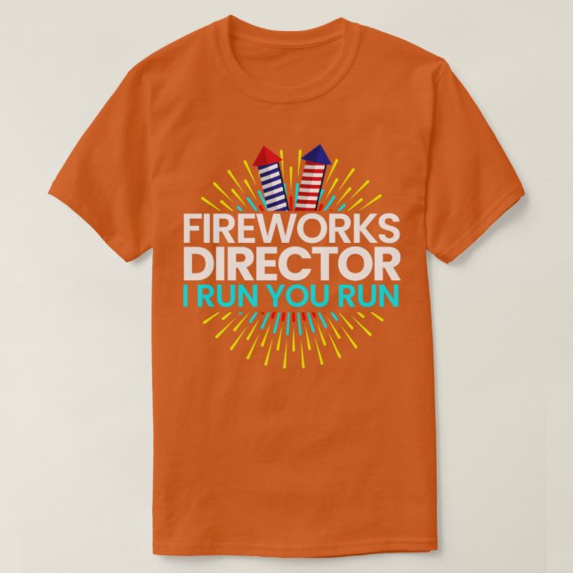 Camiseta Director de fuegos artificiales1 (Diseño del anverso)