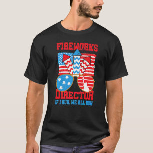 Camiseta Director de fuegos artificiales I corro tú corres