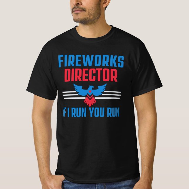 CAMISETA DIRECTOR DE FUEGOS ARTIFICIALES - SI TE EJECUTO -  (Anverso)
