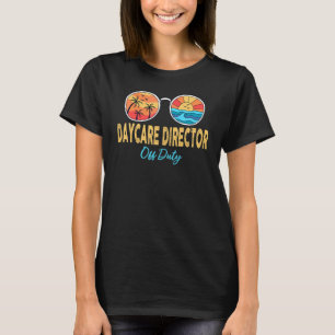 Camiseta Director De Guardería De Servicio Feliz Día De La 