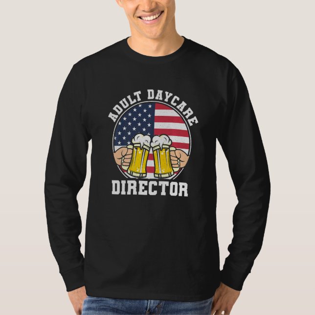 Camiseta Director De Guardería Para Adultos Bartender Bar U (Anverso)