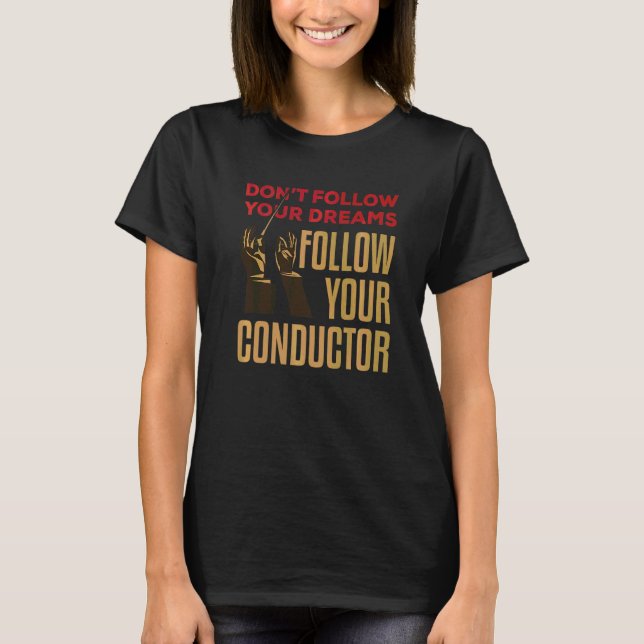 Camiseta Director De Orquesta De Música (Anverso)