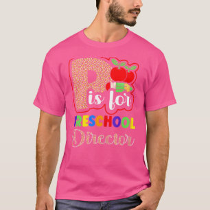 Camiseta Director De Preescolar De Vuelta A La Escuela De G