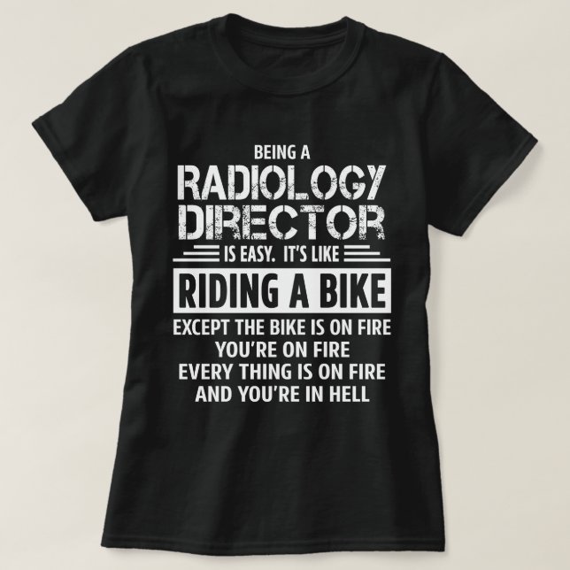Camiseta Director de Radiología (Diseño del anverso)
