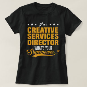 Camiseta Director de servicios creativos