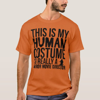 Camiseta Director de terror de Halloween Este es mi disfraz
