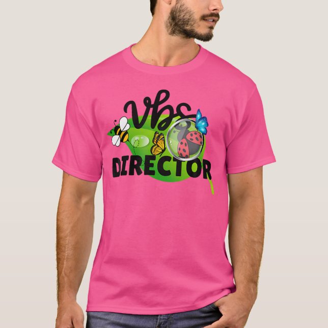 Camiseta Director De Vbs Incrementó Aventura De Insectos Me (Anverso)