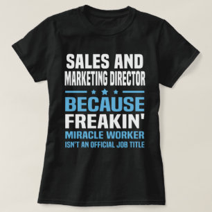 Camiseta Director de ventas y marketing