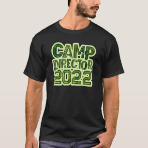 Camiseta Director del campamento de camping 2022 Camping Ho