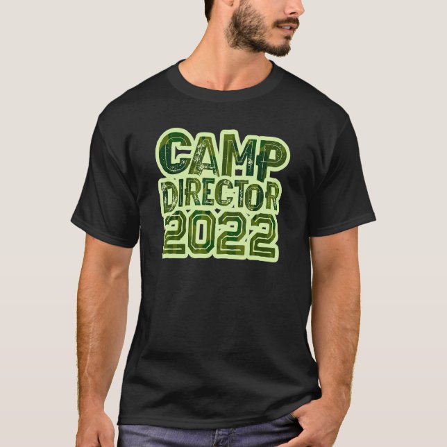 Camiseta Director del campamento de camping 2022 Camping Ho (Anverso)
