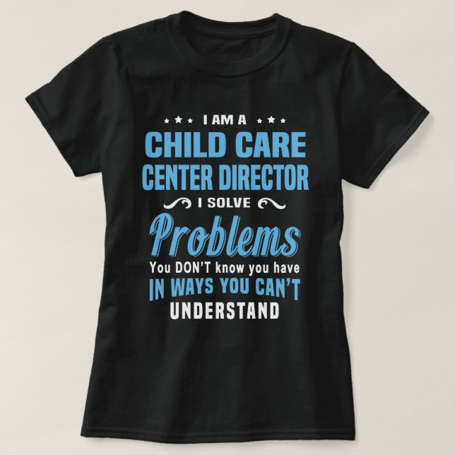 Camiseta Director del Centro de Atención a la Infancia (Diseño del anverso)