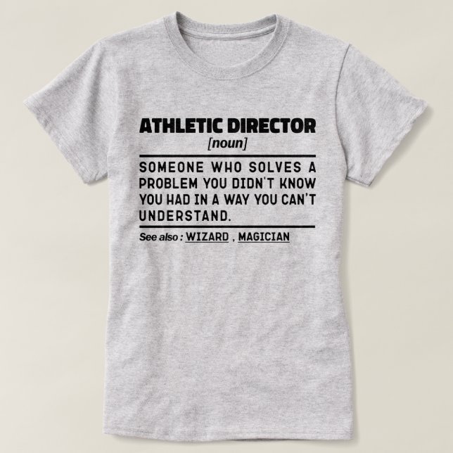 Camiseta Director deportivo Definición moderna Deporte Guay (Diseño del anverso)