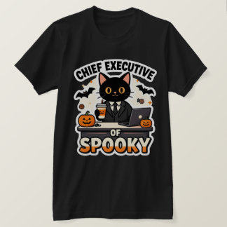 Camiseta Director Ejecutivo de Halloween de Gato Negro Espe