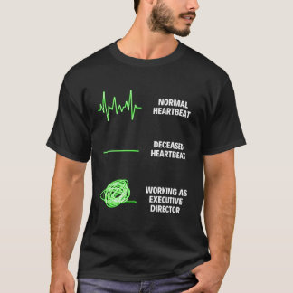 Camiseta Director Ejecutivo Empleos Auxiliar administrativo