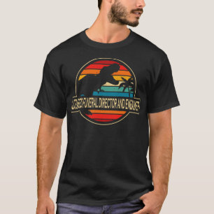 Camiseta Director Funeral Con Licencia Y Dinosaurio Embalma