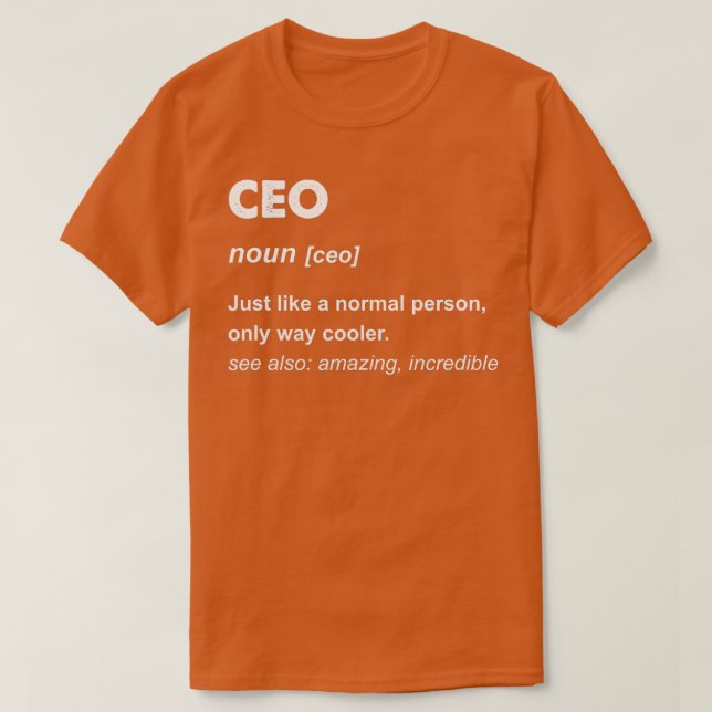 Camiseta director general (Diseño del anverso)