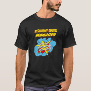 Camiseta Director General Funny Superhéroe Job T S