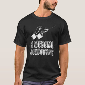 Camiseta Director Impresionante con Baton en orquesta de mú